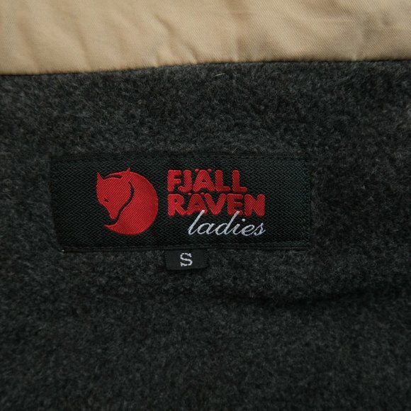 Fjällräven Light Brown Padded Jacket Coat Size S - Picture 5 of 8